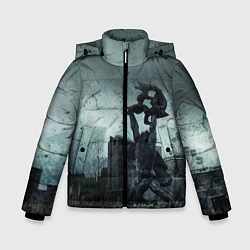 Куртка зимняя для мальчика STALKER: Pripyat, цвет: 3D-черный