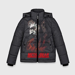 Куртка зимняя для мальчика Metal Gear Solid, цвет: 3D-черный