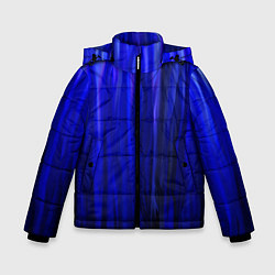 Куртка зимняя для мальчика Синее пламя, цвет: 3D-черный