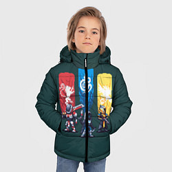 Куртка зимняя для мальчика Destiny: Go, цвет: 3D-черный — фото 2