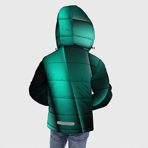 Зимняя куртка для мальчика Emerald lines / 3D-Черный – фото 4