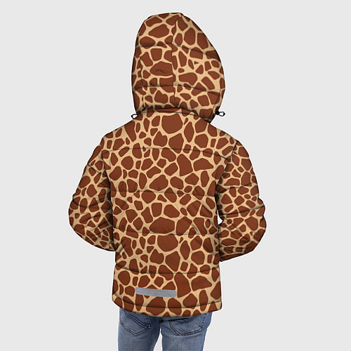 Зимняя куртка для мальчика Жираф / 3D-Черный – фото 4