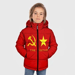 Куртка зимняя для мальчика СССР и Вьетнам, цвет: 3D-черный — фото 2