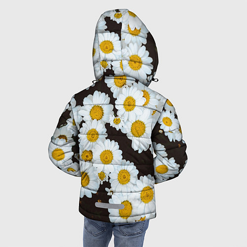 Зимняя куртка для мальчика Аромашки / 3D-Черный – фото 4