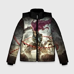 Куртка зимняя для мальчика Darksiders Warrior, цвет: 3D-красный
