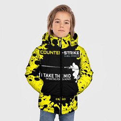 Куртка зимняя для мальчика Counter-Strike: Go Mid, цвет: 3D-черный — фото 2