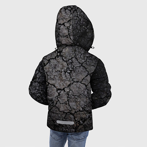 Зимняя куртка для мальчика Made from broken parts / 3D-Черный – фото 4