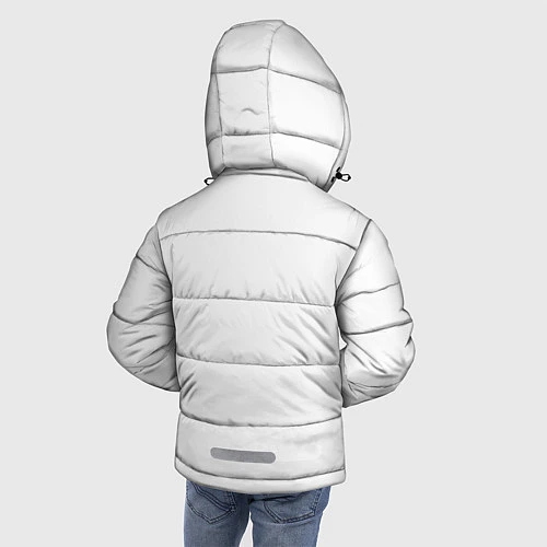 Зимняя куртка для мальчика Imagine Dragons: White / 3D-Черный – фото 4