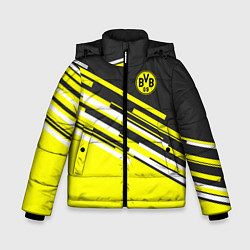 Куртка зимняя для мальчика Borussia FC: Sport Line 2018, цвет: 3D-светло-серый
