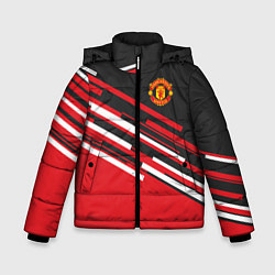 Куртка зимняя для мальчика Man UTD FC: Sport Line 2018, цвет: 3D-красный