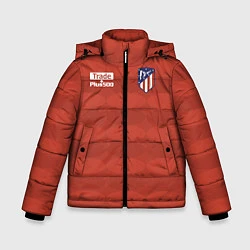 Куртка зимняя для мальчика Atletico Madrid: Red Ellipse, цвет: 3D-черный