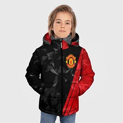 Куртка зимняя для мальчика FC Manchester United: Abstract, цвет: 3D-светло-серый — фото 2