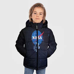 Куртка зимняя для мальчика NASA: Hello World, цвет: 3D-черный — фото 2