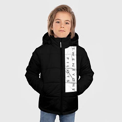 Куртка зимняя для мальчика 21 Pilots Logo, цвет: 3D-черный — фото 2