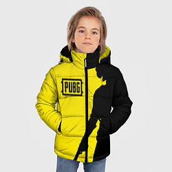 Куртка зимняя для мальчика PUBG: Yellow Shadow, цвет: 3D-светло-серый — фото 2