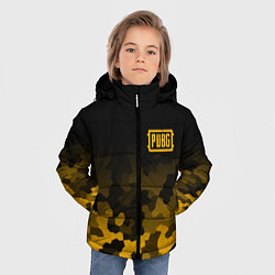 Куртка зимняя для мальчика PUBG: Military Honeycomb, цвет: 3D-красный — фото 2