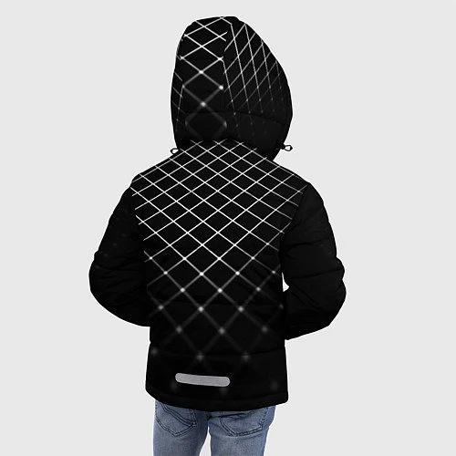 Зимняя куртка для мальчика FC Juventus: Black Lines / 3D-Черный – фото 4