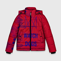 Куртка зимняя для мальчика Watch Dogs: Hacker Collection, цвет: 3D-светло-серый
