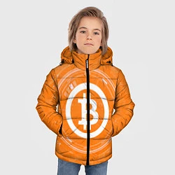 Куртка зимняя для мальчика Bitcoin Tech, цвет: 3D-светло-серый — фото 2
