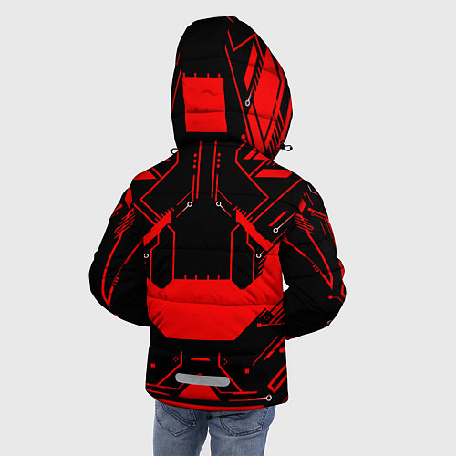 Зимняя куртка для мальчика CS:GO - Борис / 3D-Черный – фото 4