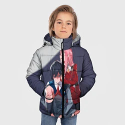 Куртка зимняя для мальчика Darling in the FranXX, цвет: 3D-черный — фото 2