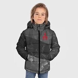 Куртка зимняя для мальчика MITSUBISHI SPORT, цвет: 3D-черный — фото 2