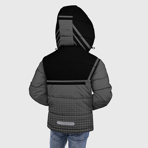 Зимняя куртка для мальчика BMW SPORT БМВ СПОРТ / 3D-Черный – фото 4