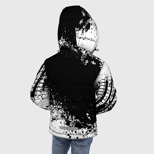 Зимняя куртка для мальчика Volkswagen: Black Spray / 3D-Черный – фото 4