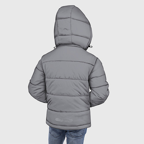 Зимняя куртка для мальчика T-Fest: Grey Style / 3D-Черный – фото 4