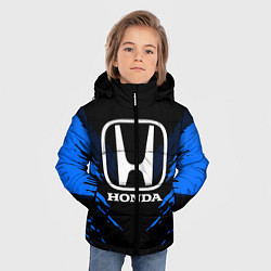 Куртка зимняя для мальчика Honda: Blue Anger, цвет: 3D-красный — фото 2
