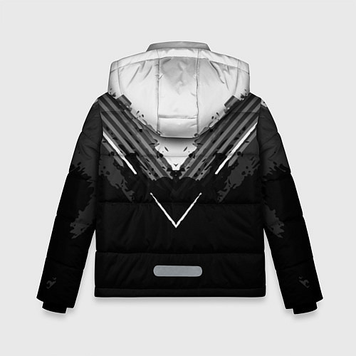 Зимняя куртка для мальчика FC Monaco: Black Style / 3D-Светло-серый – фото 2