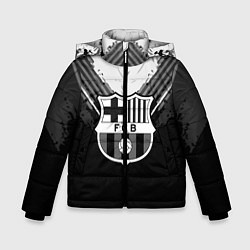 Куртка зимняя для мальчика FC Barcelona: Black Style, цвет: 3D-черный