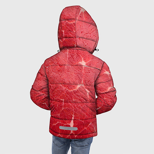 Зимняя куртка для мальчика Мясо 100% / 3D-Черный – фото 4