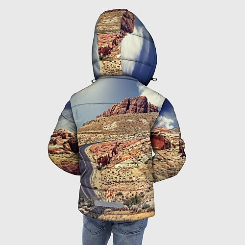 Зимняя куртка для мальчика California Way / 3D-Черный – фото 4