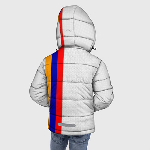 Зимняя куртка для мальчика I Love Armenia / 3D-Черный – фото 4
