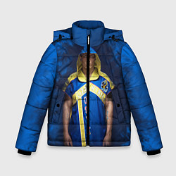 Куртка зимняя для мальчика Александр Усик, цвет: 3D-красный