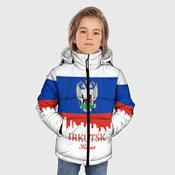 Куртка зимняя для мальчика Irkutsk: Russia, цвет: 3D-черный — фото 2