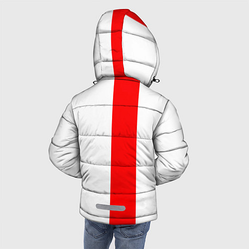Зимняя куртка для мальчика СССР: White Collection / 3D-Черный – фото 4