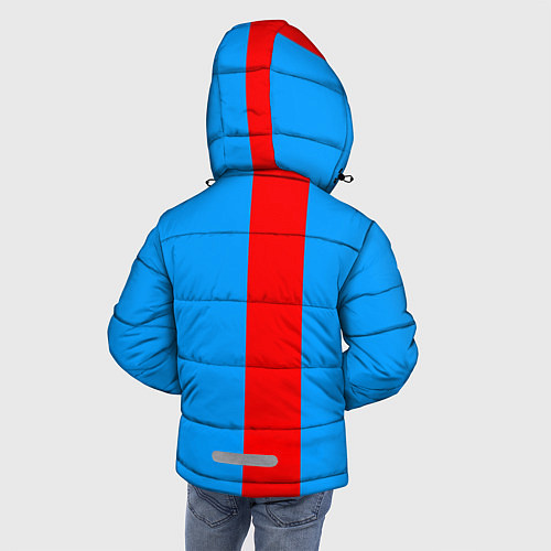 Зимняя куртка для мальчика СССР: Blue Collection / 3D-Черный – фото 4