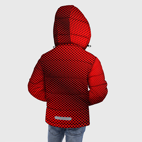 Зимняя куртка для мальчика Mazda: Red Carbon / 3D-Черный – фото 4