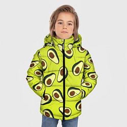 Куртка зимняя для мальчика Стиль авокадо, цвет: 3D-черный — фото 2