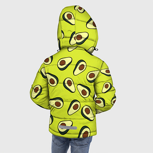 Зимняя куртка для мальчика Стиль авокадо / 3D-Черный – фото 4