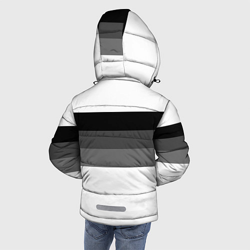 Зимняя куртка для мальчика CS:GO Shade of Grey / 3D-Черный – фото 4