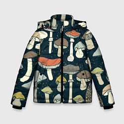 Зимняя куртка для мальчика Грибной лес