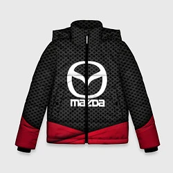 Куртка зимняя для мальчика Mazda: Grey Carbon, цвет: 3D-черный