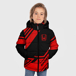 Куртка зимняя для мальчика Honda: Techno Sport, цвет: 3D-светло-серый — фото 2