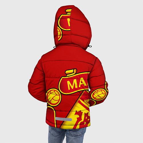 Зимняя куртка для мальчика FC Man United: Red Exclusive / 3D-Черный – фото 4