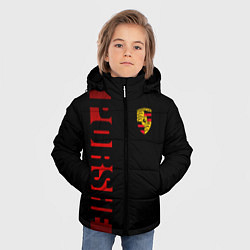 Куртка зимняя для мальчика Porsche: Red Line, цвет: 3D-черный — фото 2