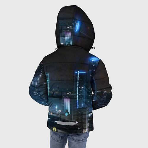 Зимняя куртка для мальчика Detroit: Connor / 3D-Черный – фото 4