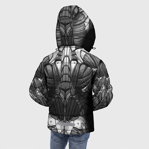 Зимняя куртка для мальчика Экзоскелет / 3D-Черный – фото 4